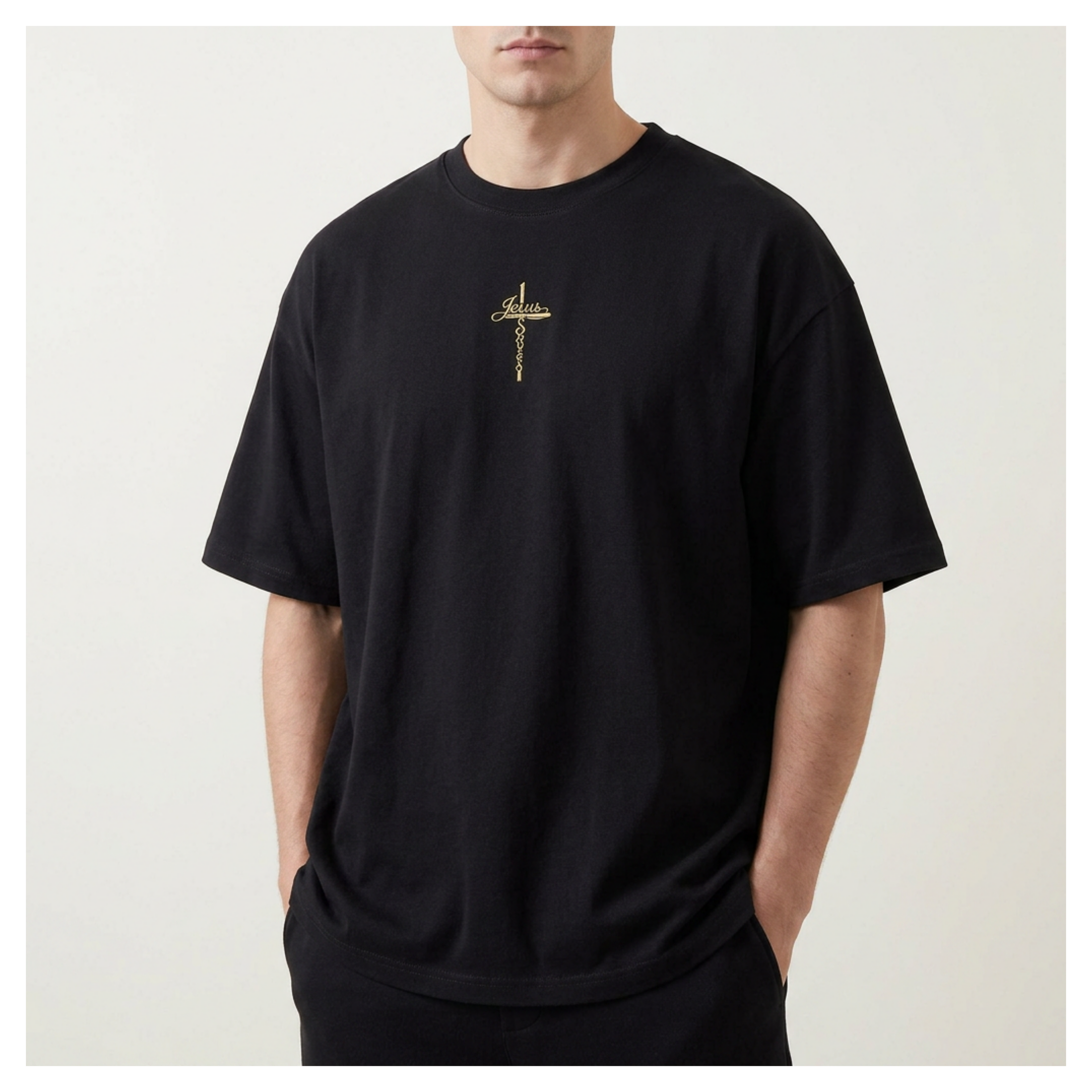 Jesus Saves Oversized Shirt